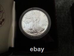 LOT-14 PIECES EN ARGENT PROOF AMERICAN EAGLE US MINT 1986-2000 - MANQUE 96/99 (2-90s)
