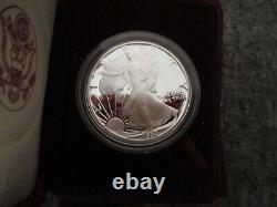 LOT-14 PIECES EN ARGENT PROOF AMERICAN EAGLE US MINT 1986-2000 - MANQUE 96/99 (2-90s)