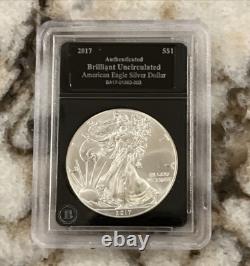 La Liberté Édition Limitée de 3 Pièces de l'American Silver Eagle 2017 dans une Boîte Bradford