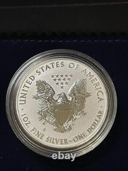 Légère imperfection 2012 Ensemble de preuve en argent à deux pièces de l'Aigle américain de San Francisco