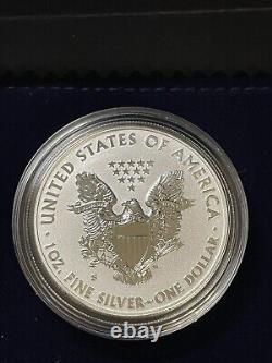 Légère imperfection 2012 Ensemble de preuve en argent à deux pièces de l'Aigle américain de San Francisco