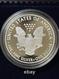 Légère imperfection 2012 Ensemble de preuve en argent à deux pièces de l'Aigle américain de San Francisco