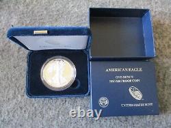 Lot(3) 2007/2010/2012 US Mint avec American Eagle One Oz 99,9% pièces de monnaie en argent Proof
