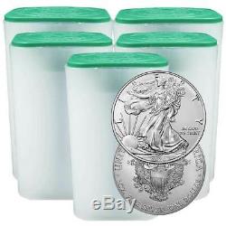 Lot De (100) 2020 1 Oz Américain Silver Eagle Bullion Coins Gem Uncirculated