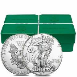 Lot De 10 2021 1 Oz Silver American Eagle $1 Coin Bu