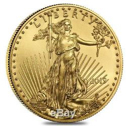 Lot De 10 Onces D'or 2019 Américain 1 Aigle 50 $ Coin Bu