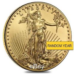 Lot De 10 Pièces D'or De 1 Once American Eagle De 50 $ (année Aléatoire)