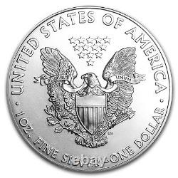 Lot De 10 Silver 2020 Ms 70 American Eagle 1 Oz Brown Label. 999 Pièces De Monnaie Du Mbac Fines