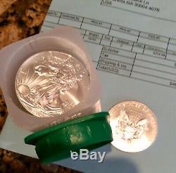 Lot De 20 2014 1 Oz 999 Américain Silver Eagle Bu $ 1 Coins