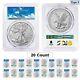 Lot De 20 2021 1 Oz Silver American Eagle Type 2 Pcgs Ms 70 Fs (35e Anniv)