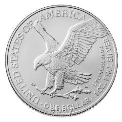Lot de 100 2026 $1 American Silver Eagle 1 oz BU