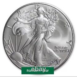 Lot de 10 2024 $1 American Silver Eagle 1 oz BU
