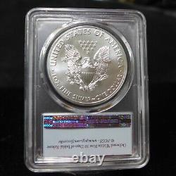 Lot de (10) American Silver Eagles 2004-2020 PCGS/NGC MS69