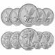 Lot De 10 Pièces De 1 Oz American Silver Eagle 2023 De La Monnaie Des États-unis