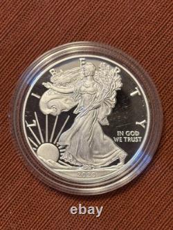 Lot de 4 (2019, 2019, 2020, 2022) American Eagle en argent 1 oz. Pur. 999 Monnaies américaines