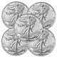 Lot De 5 2023 $1 American Silver Eagle 1 Oz Bu