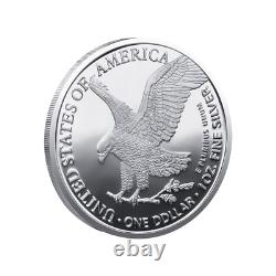 Lot de 5 2025 $1 American Silver Eagle 1 Oz BU Mémorial, Cadeau Exquis