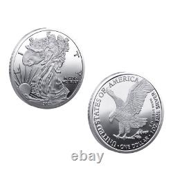 Lot de 5 2025 $1 American Silver Eagle 1 Oz BU Mémorial, Cadeau Exquis