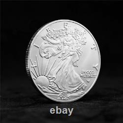 Lot de 5 2025 $1 American Silver Eagle 1 Oz BU Mémorial, Cadeau Exquis