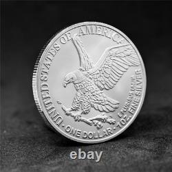 Lot de 5 2025 $1 American Silver Eagle 1 Oz BU Mémorial, Cadeau Exquis