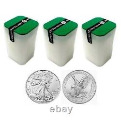 Lot de 60 pièces de 1 once en argent 'American Eagle' de 2023, neuves sous emballage