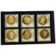 Lot De 6 Répliques De Pièces D'aigle D'or De La Monnaie Américaine Coa Liberty Native