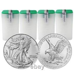 Lot de 80 pièces de 1 oz BU American Silver Eagle 2025 à 1 $