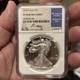 Magnifique 2018w Preuve 1 Oz American Silver Eagle Ngc Pf70 Ultra Cameo Sign&eacute; Par Moy