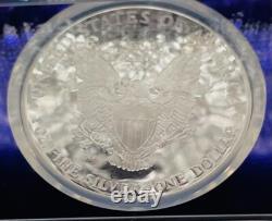 Mint ! Preuve 2001 W 1 $ Silver Eagle NGC PF69 Purple TraderBea Ebay Rare