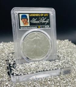 Monnaie ! 2025 $1 Silver Eagle FDOI MS70 MLB LÉGENDES DE LA VIE GOOSE GOSSAGE Rare