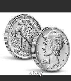 Monnaie Américaine 2020 American Eagle One Ounce Palladium Uncirculated Coin 20ek