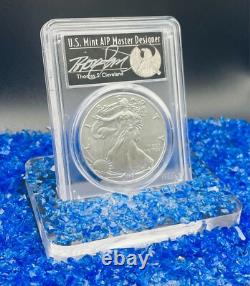 Monnaie ! Brillant 2017 (W) 1 $ Aigle en Argent FS PCGS SP70 Maître Designer Cleveland