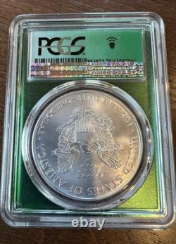 Monnaie des États-Unis 2021 Aigle en Argent T1 Émission d'Urgence PCGS MS70 Philadelphie