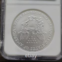 Monnaie des États-Unis Aigle Américain Argent 1 $ 2007 NGC MS 69 Premières Émissions