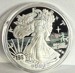 Monnaie en argent de 1 oz Édition Star Privy de l'atterrissage lunaire American Eagle 2024