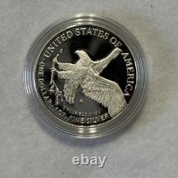 Monnaie en argent proof d'une once de l'Aigle américain de l'Armée des États-Unis - 250ème anniversaire