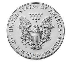 New Us Mint American Eagle 2019-s Amélioré Argent Une Once Preuve Inverse Coin