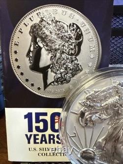 New York Mint 2 oz Argent 1986-2025 Pièce surdimensionnée Reverse Proof Aigle