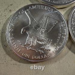 Pièce American Silver Eagle 2022 1 oz BU Lot de 5 pièces