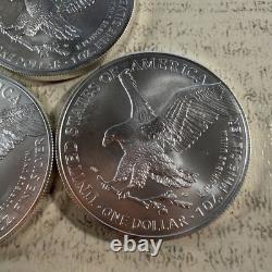 Pièce American Silver Eagle 2022 1 oz BU Lot de 5 pièces