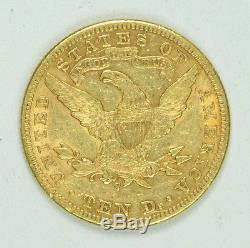 Pièce D'or 1899 S $ 10 Dollars En Or Liberty Head Avec Aigle Américain