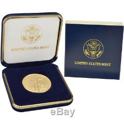 Pièce D'or De 50 Dollars En 2018 American Gold Eagle (1 Oz) Dans Une Boîte Cadeau Aux États-unis