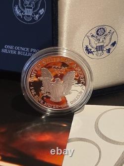 Pièce Proof American Silver Eagle 1 oz 2006-W avec emballage d'origine complet de la Monnaie des États-Unis