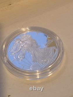 Pièce Proof American Silver Eagle 1 oz 2006-W avec emballage d'origine complet de la Monnaie des États-Unis