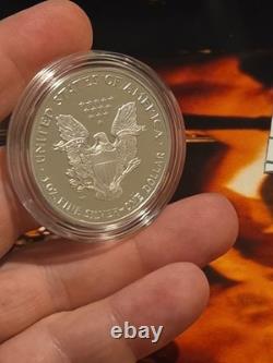 Pièce Proof American Silver Eagle 1 oz 2006-W avec emballage d'origine complet de la Monnaie des États-Unis Pièce Proof American Silver Eagle 1 oz 2006-W avec emballage d'origine complet de la Monnaie des États-Unis