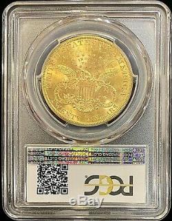 Pièce Rare Rare En Or Américain Double Eagle Ms62 Pcgs Liberty Mint 1898-s