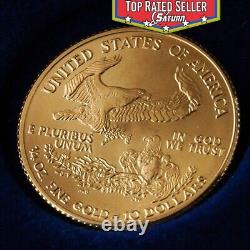 Pièce d'aigle américain 2002 en or massif de 1/4 oz Boîte d'origine de l'US Mint incluse