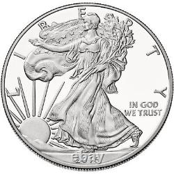 Pièce d'argent américaine American Silver Eagle Proof 1 oz 2015-W (Boîte, CoA)