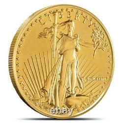 Pièce d'or American Gold Eagle de 1 once (année aléatoire)