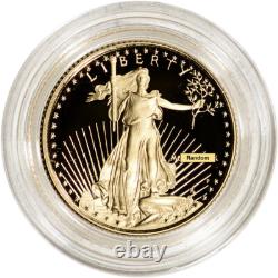 Pièce de 10 $ American Gold Eagle Proof 1/4 oz en capsule, date aléatoire